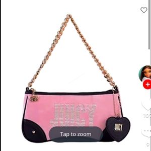 Juicy couture bling shoulder purse